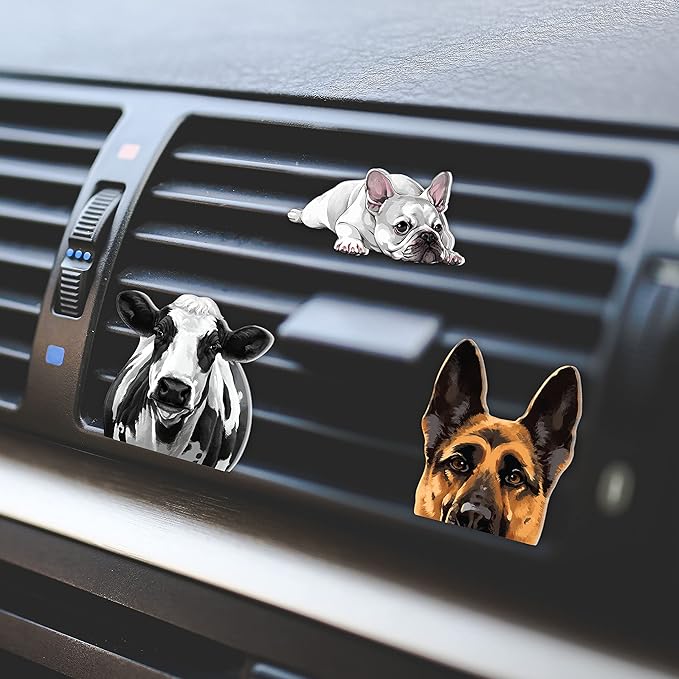 WIRESTER Fresh Scented Car Air Freshener Vent Clip, Decorative Accessories, Interior Decoration for Cars