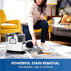 Vacmaster 400 Series Portable Carpet & Upholstery Spot Cleaner Machine, 15Kpa Power Suction with Versatile Tools for Pets, Area Rugs and Couches – SCB302 0101