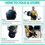 Windshield Sun Shade -Certified 99.87% UVB & 99.02% UVA Car Sun Shade. Award Winning Sunshade - Patented Technology | Compatible for GMC Acadia (2017-2023) | Car Shades by Kinder Fluff
