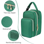 Breastmilk Cooler Travel Bag with Ice Pack,Portable Breastmilk Cooler Bag with Buckle Handle,Insulated Breastmilk Storage Bag Cooler,Green