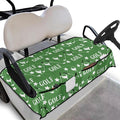 Biyejit Golf Cart Seat Covers with 4 Pockets Golf Cart Seat Towel Blanket Fits 2-Seat Golf Carts, Golf Cart Accessories