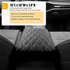 Car Center Console Cover/pad PU Leather,Universal Armrest mat, Adjust Driving Posture Cushion,Protector Box,Memory Foam,Relieves Shoulder/arm Fatigue,Boosting Driving Safety