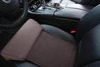 JUPENG Car Seat Leg Extender Cushion, Memory Foam Under Thigh Leg Support Pillow with Strap, Non-Slip Base & Removable Washable Cover for Driver Seat and Office Chair, Universal Comfort Pad(Black)
