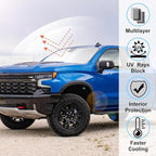 Windshield Sun Shade Compatible with 2019-2024 2025 2026 Chevrolet/Chevy Silverado 1500 Accessories Regular Cab, Crew Cab, Double Cab 2Dr 4Dr Window Sunshade