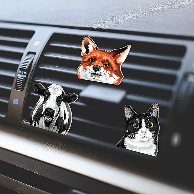 WIRESTER Fresh Scented Car Air Freshener Vent Clip, Decorative Accessories, Interior Decoration for Cars