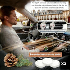 Gothic Skull Car Air Freshener Vent Clips with 2 Pads, Halloween Scented Car Accessories for Men Women, Automotive Interior Decor and Cool Car Fresheners for Men， Spooky Gift Idea-A9