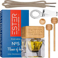 Car Luxury Perfume - Eros - Air Freshener - №5 Flame of Hero: For Men - 1Fl Oz Luxury Essential Oil Diffuser with Sticks - Strong and Long-Lasting Scent