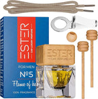 Car Luxury Perfume - Eros - Air Freshener - №5 Flame of Hero: For Men - 1Fl Oz Luxury Essential Oil Diffuser with Sticks - Strong and Long-Lasting Scent
