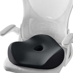 FLORICH Memory Foam Seat Cushion for Car & Office, Extra Large Driver Seat Pad with Lumbar Support, Ergonomic Comfort for Long Driving, Desk Chair, Wheelchair, Truck