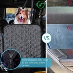 Lassie Truck Car Seat Covers, Waterproof Dog Hammock with 2 Seat Belts and Storage Bags, Protectors for F150 F250 Ram 1500 2500 Silverado Sierra Tundra