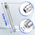 JOEJET Pressure Washer Long Range Chemical Nozzle, Shooter Tip Power Washer Compatible with Ladder Saver for 1000 to 6000 Psi Pressure Washing, 1/4’’ Quick Connect, 3.5-6 GPM