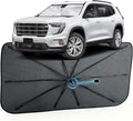 Car Windshield Sun Shade for GMC Acadia 2024-2026 –[Reflective Coated Fabric] Sunshade Umbrella for Front Window, Car Shades Sun Visor Keep Car Cool and Protects Interior, 1:1 Exact Fit