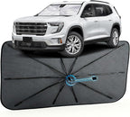 Car Windshield Sun Shade for GMC Acadia 2024-2026 –[Reflective Coated Fabric] Sunshade Umbrella for Front Window, Car Shades Sun Visor Keep Car Cool and Protects Interior, 1:1 Exact Fit