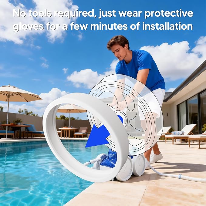 Funmit Pool Cleaner All Purpose Tire Replacement Part Compatible with Polaris 280 360 180 380 C10 C-10 Pack of 3