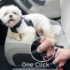 Dog Seat Belt Pet Dog Cat Car Seatbelt Safety Tether - 2 Pack - Adjustable Harness Belts Pet Leash - Heavy Duty Nylon Seatbelts - Universal Fit Cars Truck SUV