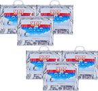Superio Hot and Cold Insulated Bags for Food Delivery, Grocery Shopping Bags, Food Storage for Hot and Frozen Food for Travel, Disposable Cooler Bag, Reinforced Thermal Lunch Bag (6, 15.5"x13")