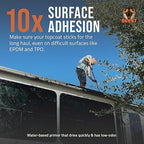 BEEST Multi-Purpose Primer - Gray, 1 Gallon Covers up to 250 Sq Ft| Liquid Rubber Deck Coating - Elastomeric Roof Coating - Water-Based, High-Adhesion Bonding Primer for Concrete, Metal, Wood, TPO