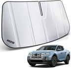 MZS Windshield Sun Shade Compatible with Santa Cruz 2022-2026, Foldable Car Front Window Sunshade with Storage Pouch, Sun Visor Shield Accessories for Interior Protector