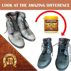 JR Leather Conditioner with Beeswax 6oz – All Natural, Non-Toxic | Restores & Protects Leather for Couches, Car Seats, Purses, Boots & Saddles