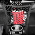 Dog Car Net Barrier for SUV Pet Barrier for Dog & Child Drive Safety Barrier with Mesh Pockets, Seat Back Net Bag Storage, Pouch Travel Accessory, Easy to Install