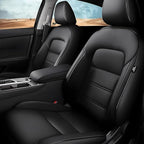 AOMSAZTO Car Seat Cover Fit for Nissan Altima 2019 2020 2021 2022 2023 2024 2025 (S SV SR Platinum) Full Set Customized Faux Leather Seats Cover Black