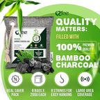 8 Bags x 200g Nature Fresh Activated Charcoal Odor Absorber, Bamboo Charcoal Air Purifying Bag, Odor Eliminator for Home, Car, Cigarette Smoke, Dog, Cat, Shoes