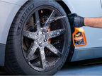 Meguiar's Hot Rims Black Wheel Cleaner, Deep Foaming Gel Specially Formulated to Effectively Clean Matte, Gloss, Satin, and Chrome Black Wheels, 24 Oz Spray Bottle