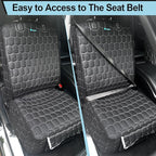 Front Seat Covers for Cars,Waterproof Car Seat Protector with Side Flaps 600D Fabric Front Seat Dog Cover for Trucks Vans SUVs Sedans, Non Slip Scratch Proof Seat Covers for Dogs in Car