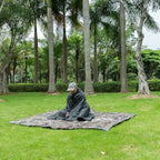 Poncho Liner Military Insulation Blanket Camo with Compression Carry Bag for Outdoors Hiking Jungle Hunting Gear
