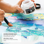 Viva Decor - Diamond Painting Sealant 8.45 fl oz for Lasting Hold and Glitter Effect, Transparent & Quick-Drying, Highly Efficient, Ideal as Diamond Painting Accessory