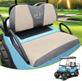 10L0L Golf Cart Seat Covers Universal for Yamaha G29 Drive2 Club Car Precedent Tempo Standard Front Seats, Breathable Mesh Bench Seat Cover, No Drilling Seat Cushion - All-Season Comfort