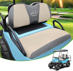 10L0L Golf Cart Seat Covers Universal for Yamaha G29 Drive2 Club Car Precedent Tempo Standard Front Seats, Breathable Mesh Bench Seat Cover, No Drilling Seat Cushion - All-Season Comfort