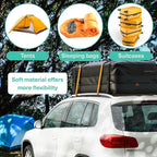 BRAMBLE Strong Car Roof Bag Rooftop Cargo Carrier 20 Cubic Feet, 100% Waterproof & Tear Resistant Car Roof Cargo Carrier, Fit for All Cars with/Without Roof Rack, Include Non-Slip Mat, Hooks, Straps