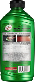 Turtle Wax T-415 Premium Grade Clean Cut Rubbing Compound - 18 Fl Oz.