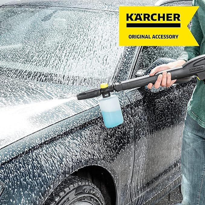 Kärcher FJ6 Foam Cannon for Karcher Electric Pressure Washers K1-K5 - Great for Cleaning Vehicles, Cars, Motorcycles, Bikes and More