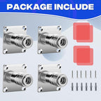 M MINGLE Automatic Foam Cannon Holder, Foam Cannon Wall Mount with 1/4" Quick Connect - 4 Pack