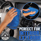 Chemical Guys Professional Grade Premium Microfiber Towels for Cars, Blue, 16" x 16", Ultra-Soft and Scratch-Free Car Detailing Cloths for Trucks, Motorcycles, and More - 12 Pack