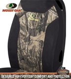 Mossy Oak High Back Camo Seat Covers, Airbag Compatible, Large Size to Fit Truck Seats - Made with Cotton & Suede Fabric - Official Licensed Product