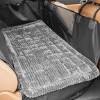 Backseat Dog Bed Mat for Car, Non-Slip Dog Bed for Car Back Seat, Soft & Cozy Dogs Blanket, Washable Travel Pet Mat Seat Protector for Cars, SUVs, Trucks