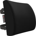FORTEM Lumbar Support Pillow for Office Chair, Lumbar Support Pillow for Car, Back Rest for Gaming, Memory Foam Pillow, Desk Chair Cushion, Breathable & Washable Cover, Adjustable Straps