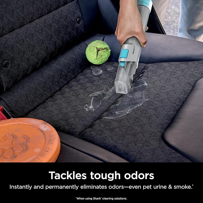 Shark StainStriker HairPro Portable Carpet, Upholstery & Area Rug Cleaner, Stain, Hair & Odor Remover, 3 Tools & dual activated Solution, Teal, PX253BRN
