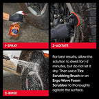 Griot's Garage Rubber Cleaner for Car Cleaning and Detailing, Works on Tires, Trims, and Moldings 11136, 35oz