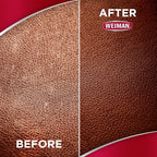 Weiman 3 in 1 Deep Leather Conditioner Cream (2 Pack) - Restores Leather Surfaces - Use on Leather Furniture, Car Seats, Shoes, Bags, Jackets, Saddles