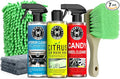 Wontolf Complete Car Wash Cleaning Kit, Car Interior Detailing Kit with Car Wash Soap, Interior Detailing Cleaner, Wheel Cleaner, Wheel Brush, Dying Towel, for Cars Trucks RVs SUVs