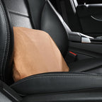 Lumbar Support Pillow,Back Pain Relief Cushion,fits tightly around the waist,Memory Foam,Skin-friendly Suede Fabric,fit Car Drive,Office chair,Rest seat,Improve Posture,Portable,15.5''Lx 8.7''H