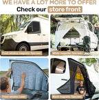 Living in a Bubble Seat back Organizer – Magnetic Toiletry and Cooler Pouch, Cordura Car Backseat Storage with Device Holder & Hooks, Multi-Compartment Utility Bag for Campervans & Family Travel