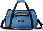EliteField Soft Sided Pet Carrier (3 Year Warranty, Airline Approved), Multiple Sizes and Colors Available (Large: 19" L x 10" W x 13" H, Sapphire Blue)