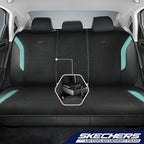 Skechers Memory Foam Car Seat Covers, Air Cool Mesh Thick Seat Covers, Car Seat Full Sets, Airbag Compatible, Automotive Comfort Protection for Most Cars,Vans,Trucks, SUVs,Green