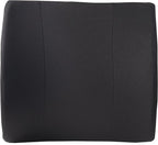 DMI Lumbar Support Pillow for Chair to Assist with Back Support with Removable Washable Cover and Firm Insert to Ease Lower Back Pain while Improving Posture,14 x 13 x 5,Contoured Foam,Elite,Black
