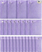 Nuanchu 24 Pcs Activated Charcoal Odor Absorber 50g/100g/200g, Air Purifying Bamboo Charcoal Bags, Natural Shoe Odor Absorber, Deodorizer Absorbers for Fresh Car Home Closet Pet Basement Smell(Purple)